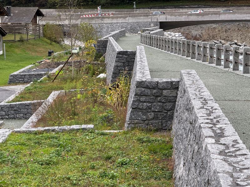 Bondo Neugestaltung Verbauungen – Damm Bondo_terrassierte Gärten – © mavo Landschaftsarchitekten GmbH